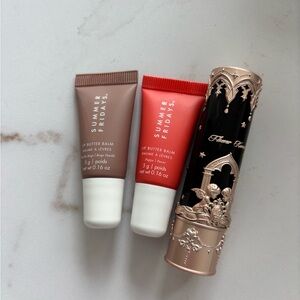 New Summer Fridays Lip Butter Balm Duo and flower knows Lippie